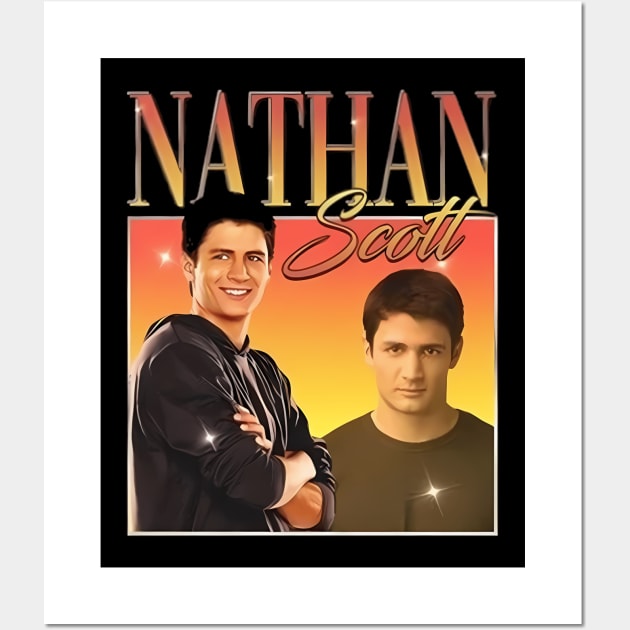 Nathan Scott James Lafferty 90S One Tree Hill Vintage Wall Art by OrigamiOasis